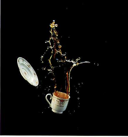 falling teacup