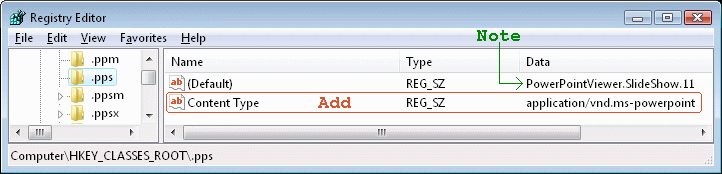 .PPS Content Type=application/vnd.ms-powerpoint