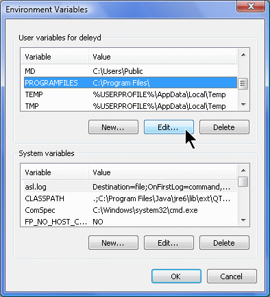 PROGRAMFILES - Edit...